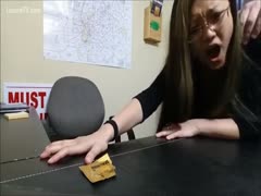 Unclean Asian university When her employer makes a choice, this married slut records a video because he wants to fuck her again.